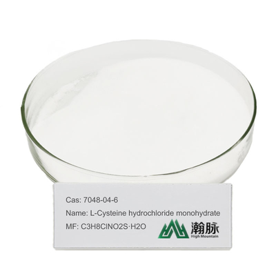 L-cisteina cloridrato monoidrato CAS 7048-04-6 C3H8ClNO2S H2O L-cisteina Hcl