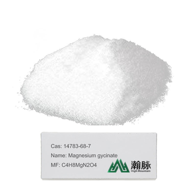L-Magnesio Magnesio Gycinate CAS 14783-68-7 C4H8MgN2O4 Bis(Glycinato-N,O)Mg Magnesio 20%