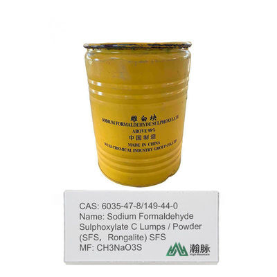 Rongalite di grado tecnico (SFS) Formaldeide sulfossilato di sodio CAS 6035-47-8 Agente riducente e candeggina al 99% di purezza