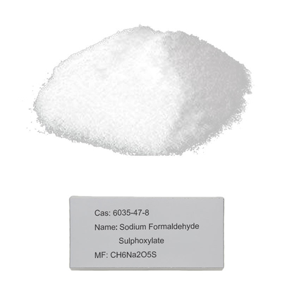 Agente del candeggiante di industriale di Sulfoxylate CAS 6035-47-8 della formaldeide del sodio di solubilità di 98%