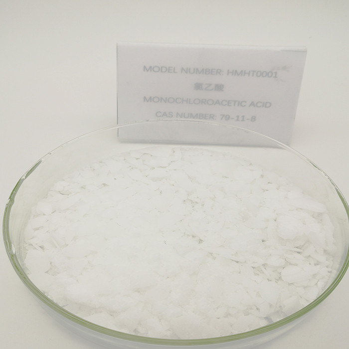Alta qualità industriale CAS acido cloroacetico 79-11-8 del grado per l'antiparassitario 98%Min.	Grado industriale della polvere