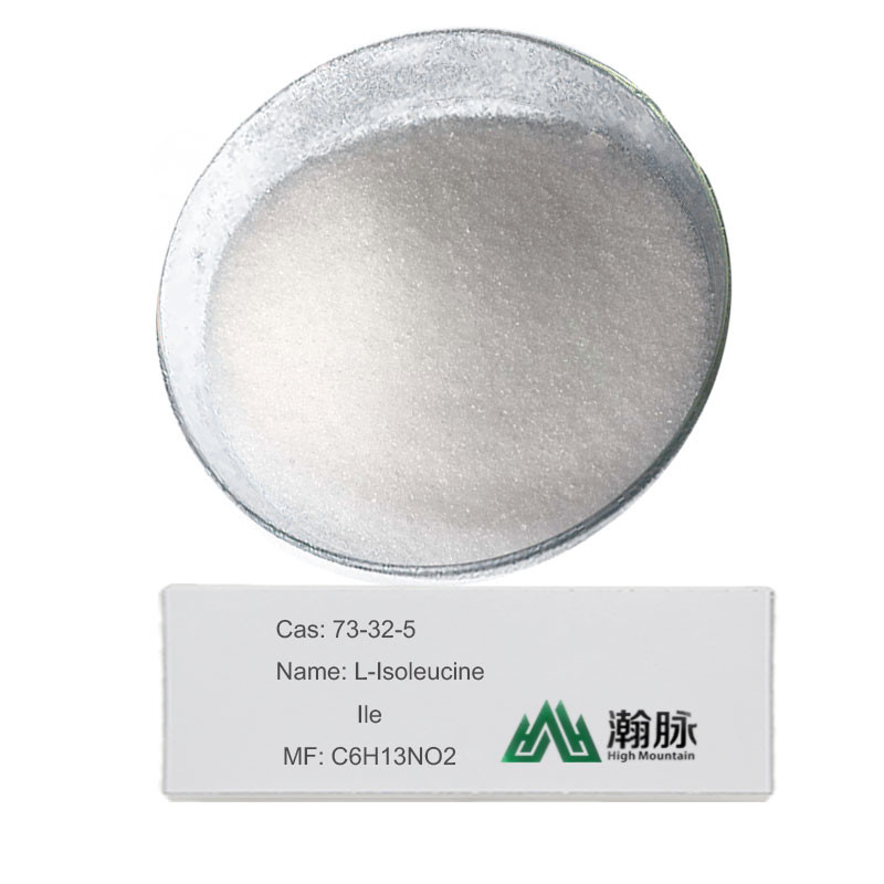 Acido L-Isoleucina CAS 73-32-5 C6H13NO2 Lle 2-ammino-3-metilvalerico