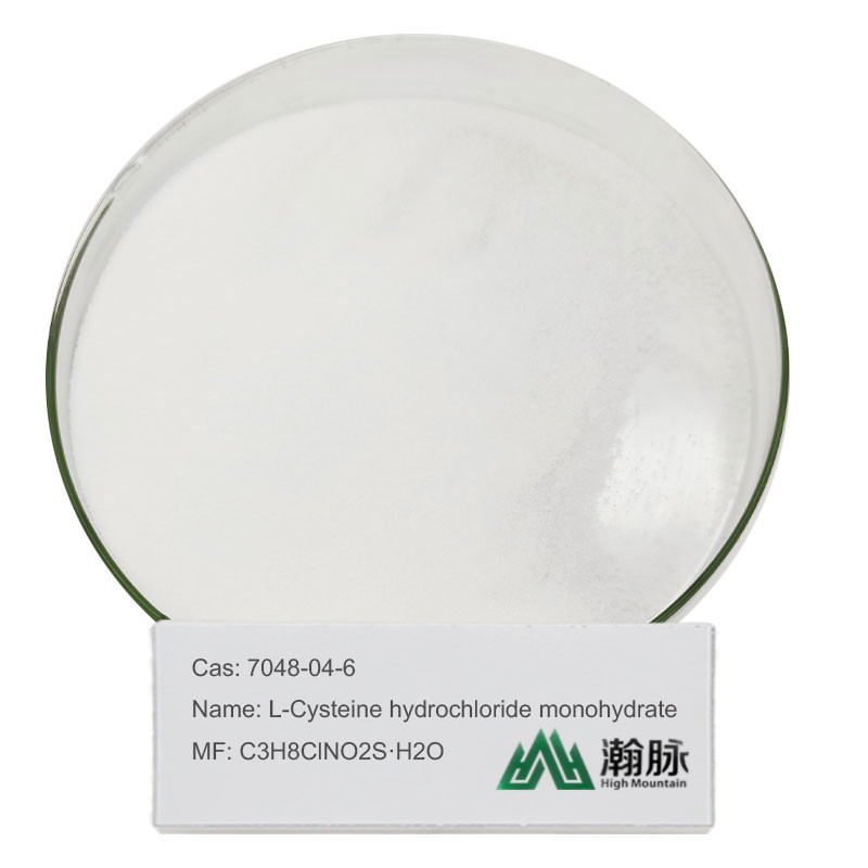 L-cisteina cloridrato monoidrato CAS 7048-04-6 C3H8ClNO2S H2O L-cisteina Hcl