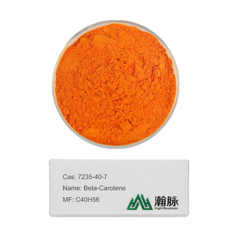 Beta-carotene CAS 7235-40-7 C40H56 B-carotene C.I. Alimento Arancia 5 Provitanina A