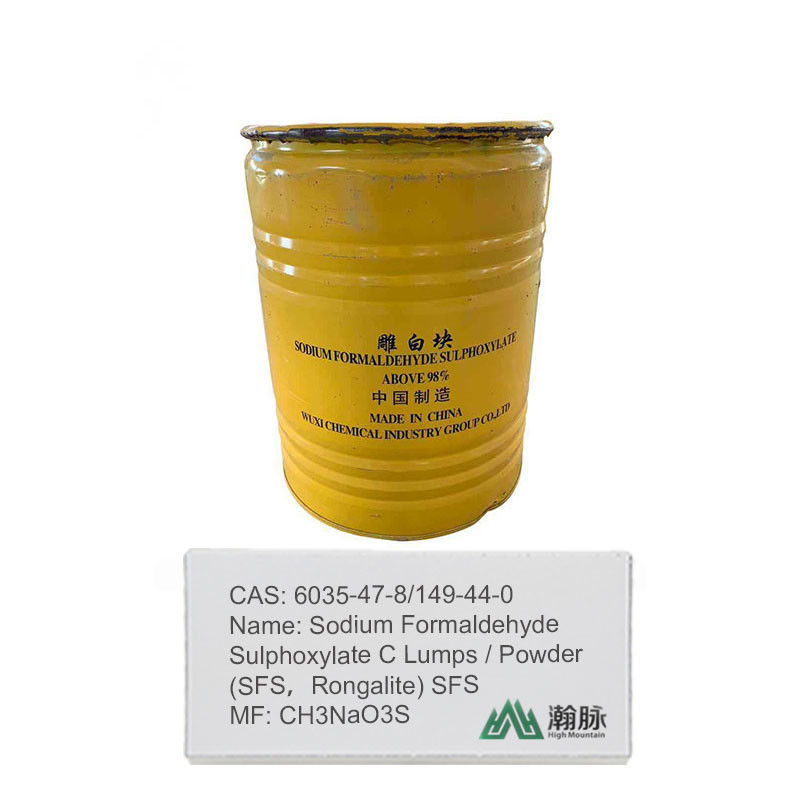 Rongalite/SFS sulfossilato di formaldeide di sodio CAS 6035-47-8,149-44-0 Agente riduttore ad alta purezza per uso industriale