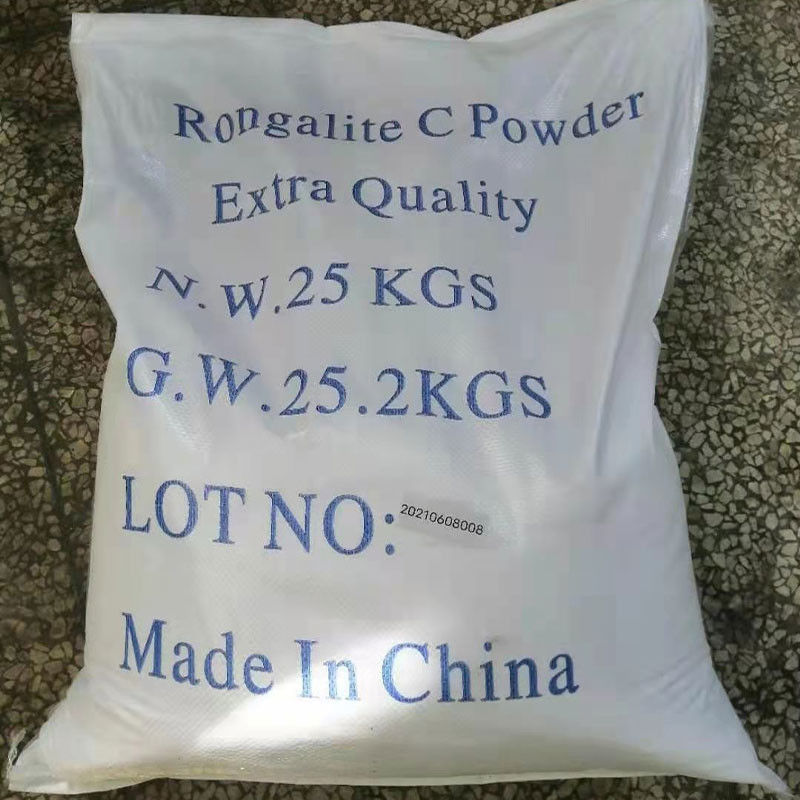 Rongalite/SFS sulfossilato di formaldeide di sodio CAS 6035-47-8,149-44-0 Agente riduttore ad alta purezza per uso industriale