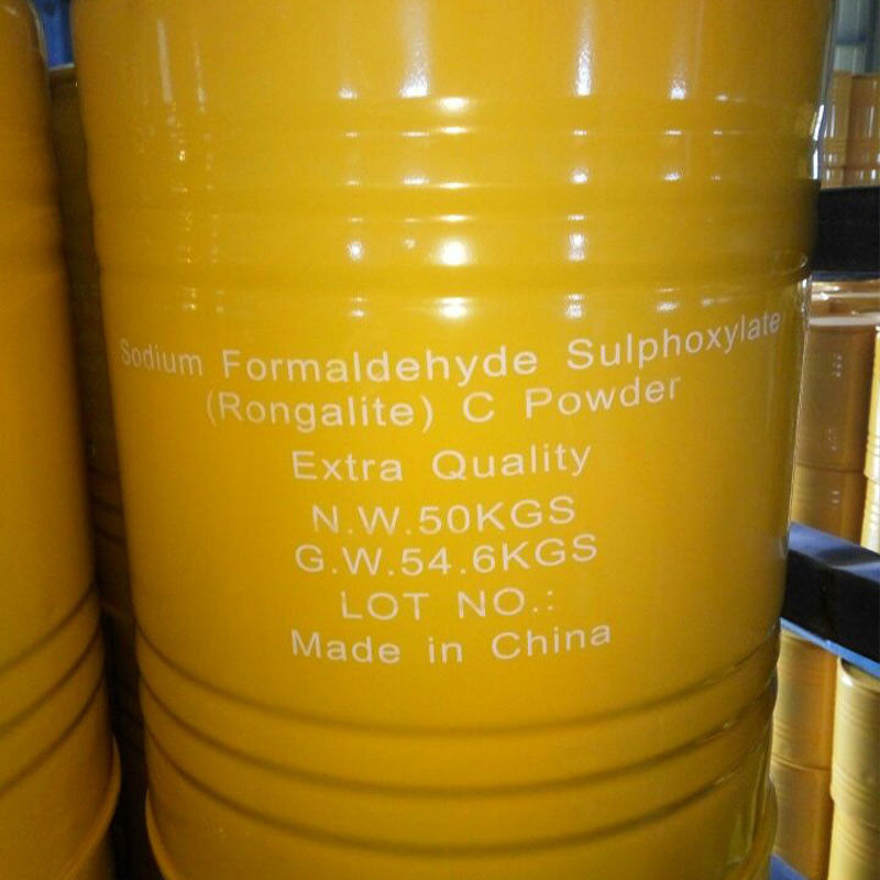 Rongalite/SFS Formaldeide sulfossilato di sodio CAS 149-44-0,6035-47-8 Stabilizzatore non tossico per la sintesi dei polimeri