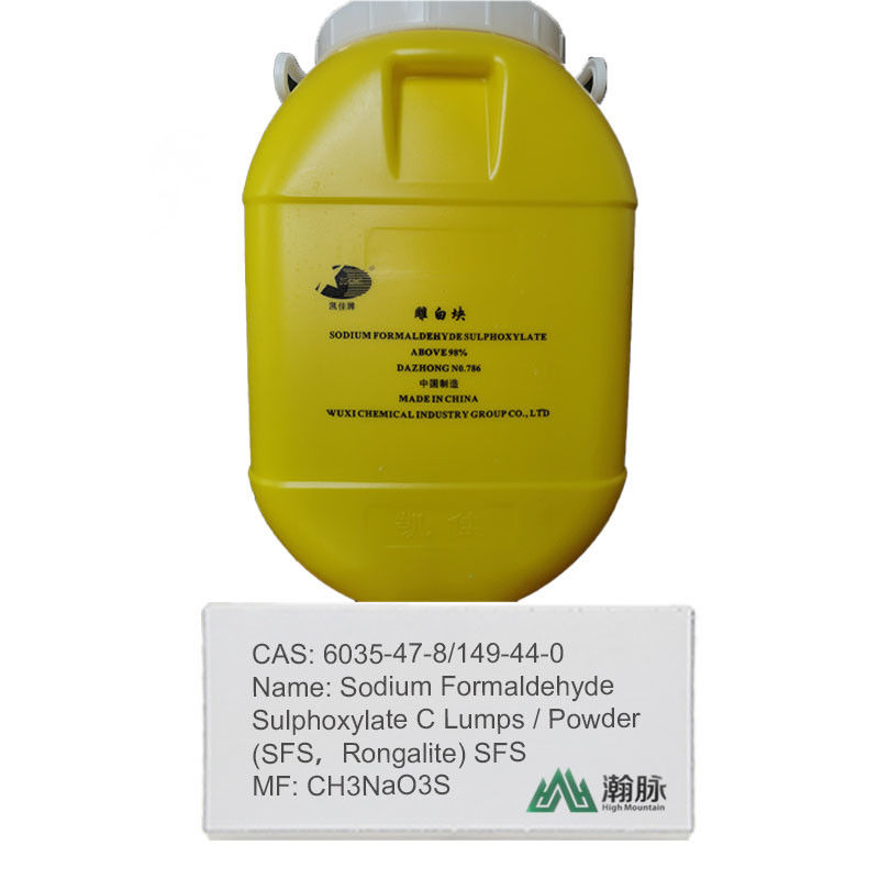 Industrial Rongalite & SFS Supplier Sodium formaldeide sulfossilato CAS 149-44-0/6035-47-8 Agente di lavorazione tessile e pelle