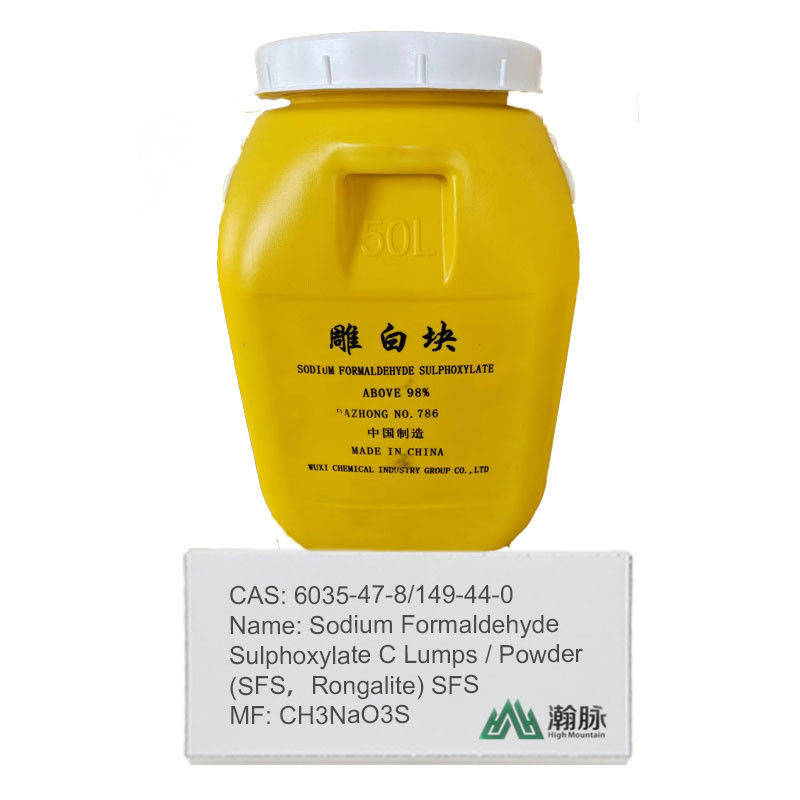 149-44-0 Formaldeide solfossilato di sodio SFS 6035-47-8 Additivi chimici
