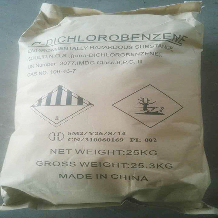 1,4-Diclorobenzene PDCB CAS 106-46-7 Cristalli di fiocco bianco puro per la sintesi chimica