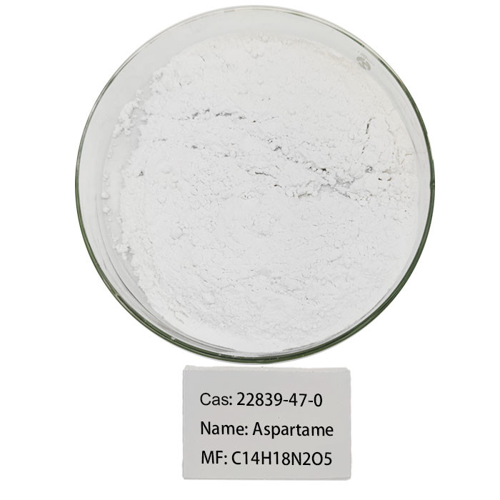 Commestibile CAS 22839-47-0 additivi chimici del dolcificante del mannitolo della polvere dell'aspartame